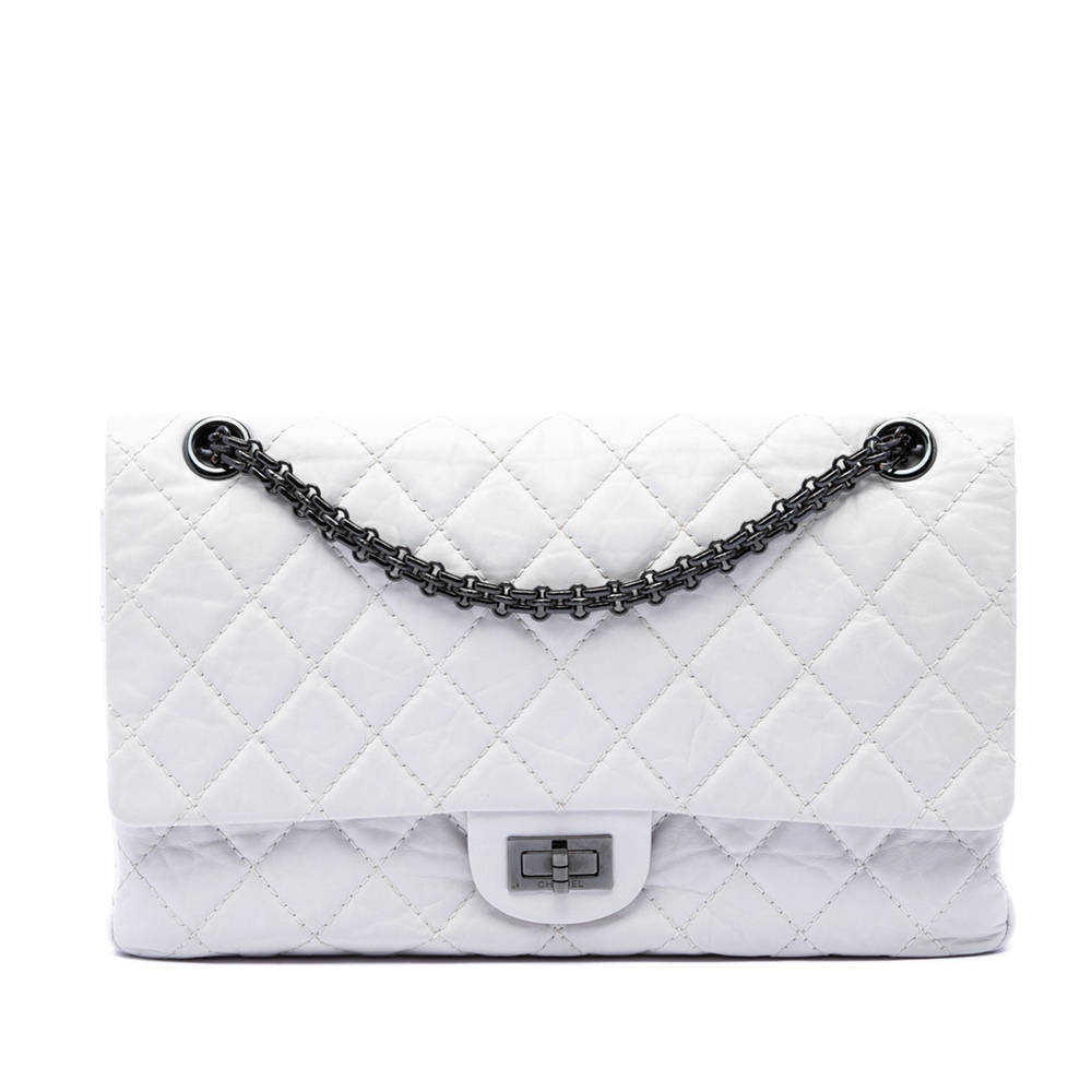 Pre-Loved Chanel Quilted Aged Calfskin Reissue 2.55 Double Flap 226